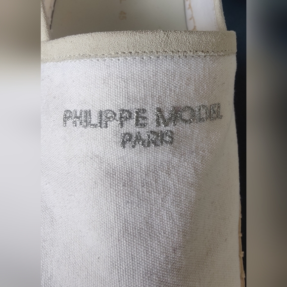 Philippe Model White Marseille Espadrille - Picture 6 of 8